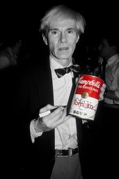 Framed Reproduction Print Of Andy Warhol-1980