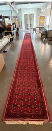 Persian Hand Knotted Wool Runner Rug