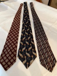 Valentino And Gucci Mens Silk Ties