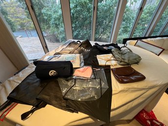 Leather Purses With Suit Storage Covers, Plus