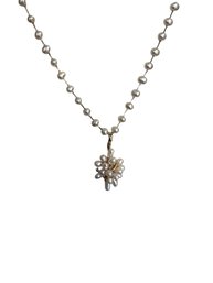 Freshwater Pearls, With Diamond Accents, On 14 Kt Yellow Gold Chain