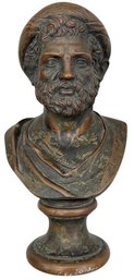 20th Century Bronze Bust Sculpture Of Archytas