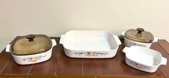 4 Corning Ware Baking Dishes