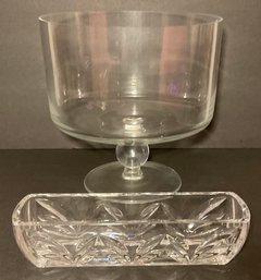 Royal Limited Cracker Tray & Large Truffle Pedestal Bowl
