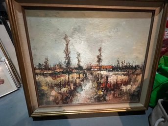 Jean Claude Werdier Signed Oil On Canvas