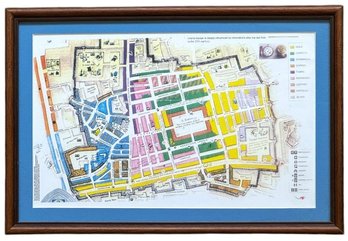 1989 Color Map Of The Istanbul Grand Bazaar - Designed By Kemal Molu