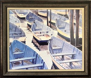 Framed Art 'Docked' By RL Bansemer