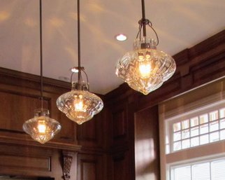 A Trio Of Fabulous Indoor Lighting Steel And Imported Glass Orbs From Murano Italy / Ceiling Light Fixtures