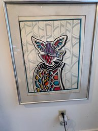 Israeli Artist, Signed, Numbered 26/200, Abstract And Colorful, Lithograph