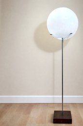 Mid Century Paul Mayen Style For Habitat Lollipop Floor Lamp On Black Walnut Base*