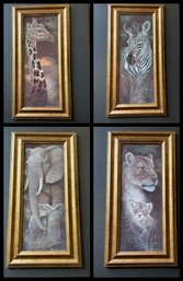 Safari Art By Ruane Manning, Set Of Four