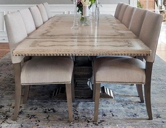 Arhaus Cerea Amalfi Bell 'Arte Dining Table - Purchase Price $7700 - Table Only