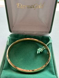 14 Kt Yellow Gold Bangle From Eterna Gold, Weighs 5.7dwt,