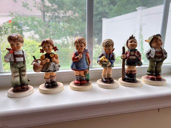 Grouping Of 6 Goebel Hummel Figurines