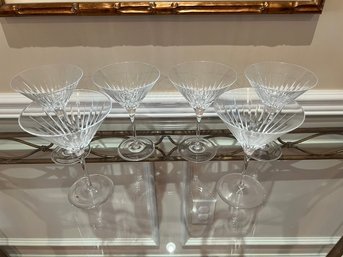Martini, Set Of 6, SOHO Pattern By Rogaska,