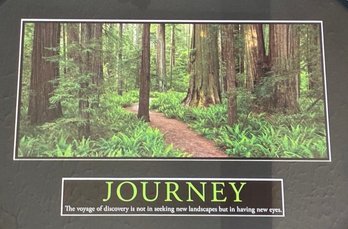 Custom Framed And Matted Lithograph Titled Journey- 2 Of 4