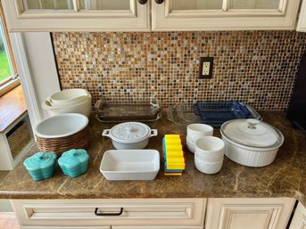 Pyrex Bake Ware, Ramekins, Condiment Containers, Plastic Bowls & More