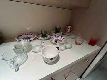 Misc Glassware, And Dishes,