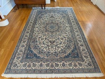 Genuine Hand Woven Oriental Wool Rug, Made In Iran