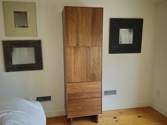 Custom Made 'Room & Board' Dresser - Walnut Finish - 2 Of 2 In Auction