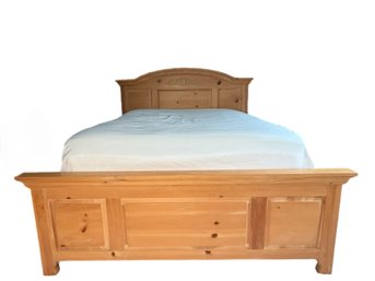 Beautiful Rustic Pine Queen Bed