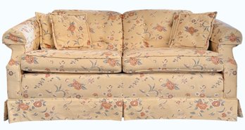 Ethan Allen 'Traditional Classics' Floral Upholstered Lovesesat