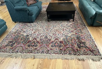 Karastan Floral Carpet 100% Wool, Made In USA