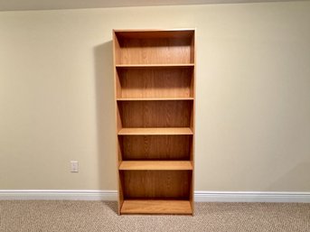 Classic Honey Maple Particle Board Bookcase