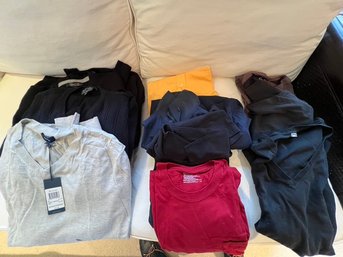 Mens Tee Shirts, Sweaters, And Pull Overs