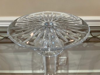 Get Excited, This Is Gorgeous! SOHO, By Rogaska, Hand Blown Lead Crystal, Cake Plate On Pedestal