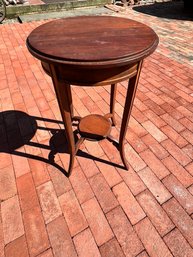 Round Plant Stand, W/ Splayed Legs