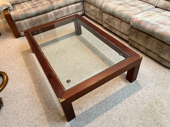 Glass Top Coffee Table