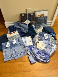 Spode, Blue And White, NWT, Many Towles, And Linens