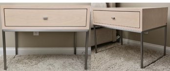 Pair Of Desiron Night Stands In White Ash