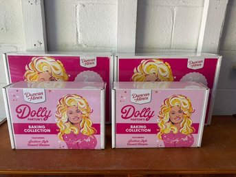 2 Duncan Hines Dolly Parton's Baking Collection & 2 -2nd Baking Collection With Recipes