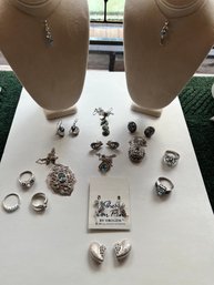 Aquamarine, Sterling Silver, Cubic,