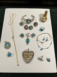 Sterling Cuff With Interchangeable Center Medallions, Sterling, Croton Watch