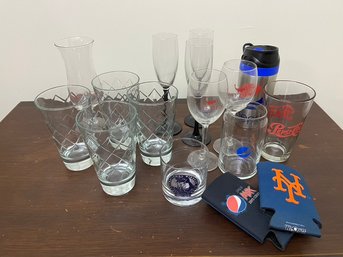 Wine, Water & Beer Glasses