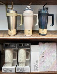 Eight Travel Water Bottles And Tumblers