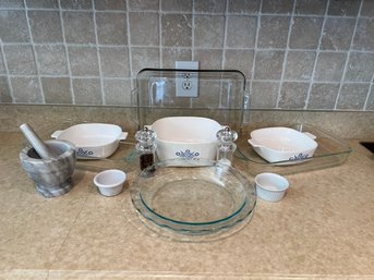 Pyrex And Baking Corelle