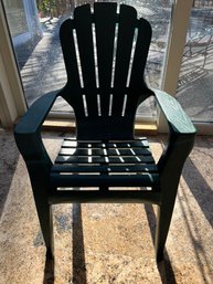 Child Sized Resin Adirondack Green Chair