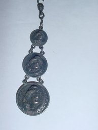 1907 Silver Liberty Coin 3D Pendant