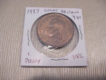 1937 Great Britain Penny  Uncirculated