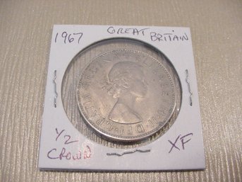 1967 Great Britain 1/2 Crown Coin