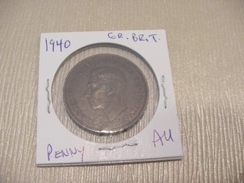 1940 Great Britain Penny Coin