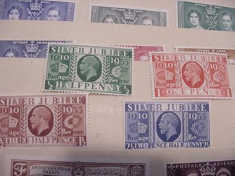 1910-1935  Silver Jubilee British Stamps