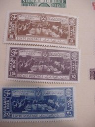 1936 Egypt Stamps  Anglo Egyptian Stamps