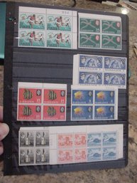 Large Grouping Of British Colonies Blocks, Plate Blocks And Full Sheets- 16 In All
