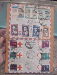 Four Envelopes Of Jordanian Stamps All Postmarked In JERUSALEM Feb 26.1966