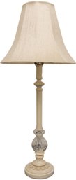 Traditional Country Cottage Ivory Table Buffet Lamp